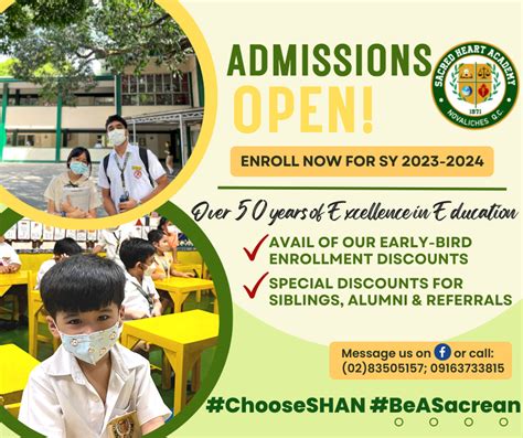 schools in novaliches|Admission – Sacred Heart Academy of Novaliches.